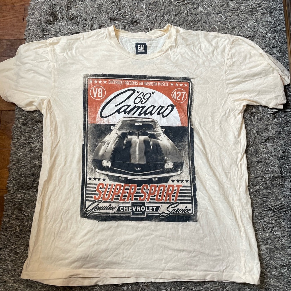 69 Camaro Short Sleeve Shirt Size Large